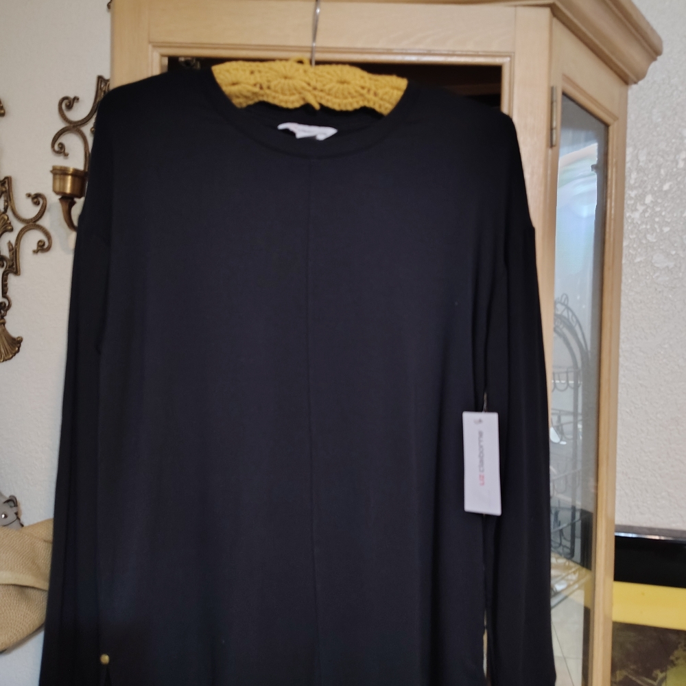 Liz Claiborne Men's Black Long Sleeve Shirt